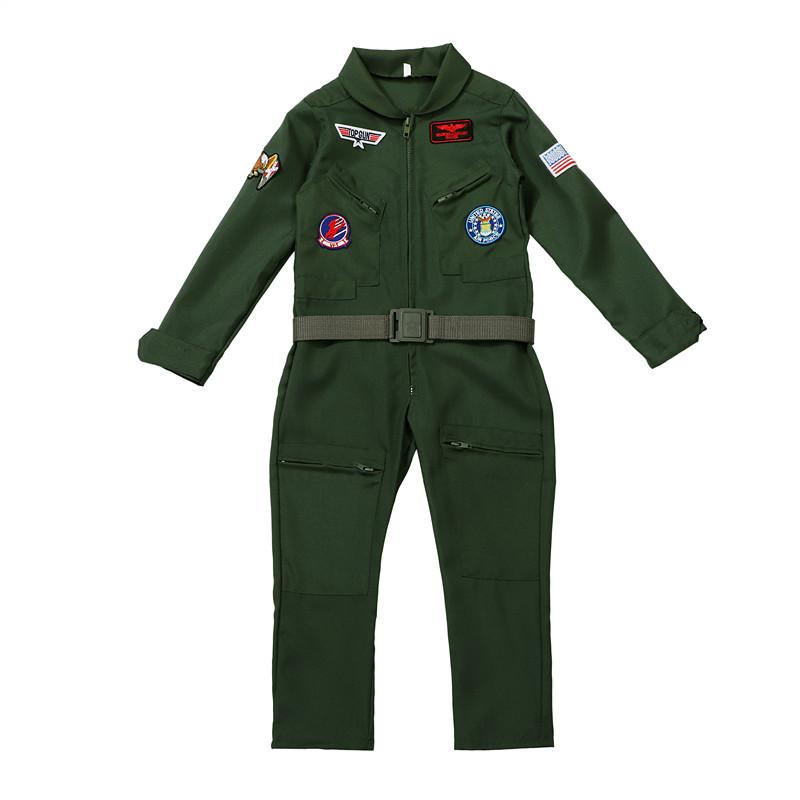 

Adventure Awaits with Our Embroidered Pilot Jumpsuit and Belt School Gymnastics Costumes for Holiday Dress Up Parties 110
