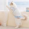 Comfortable Dog Princess Dress 3D Floral Dog Vest Cute Puppy Summer Dress  Outdoor Activities