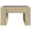 Infinity LED Coffee Table in Sonoma Oak 50 x 53 x 30 cm