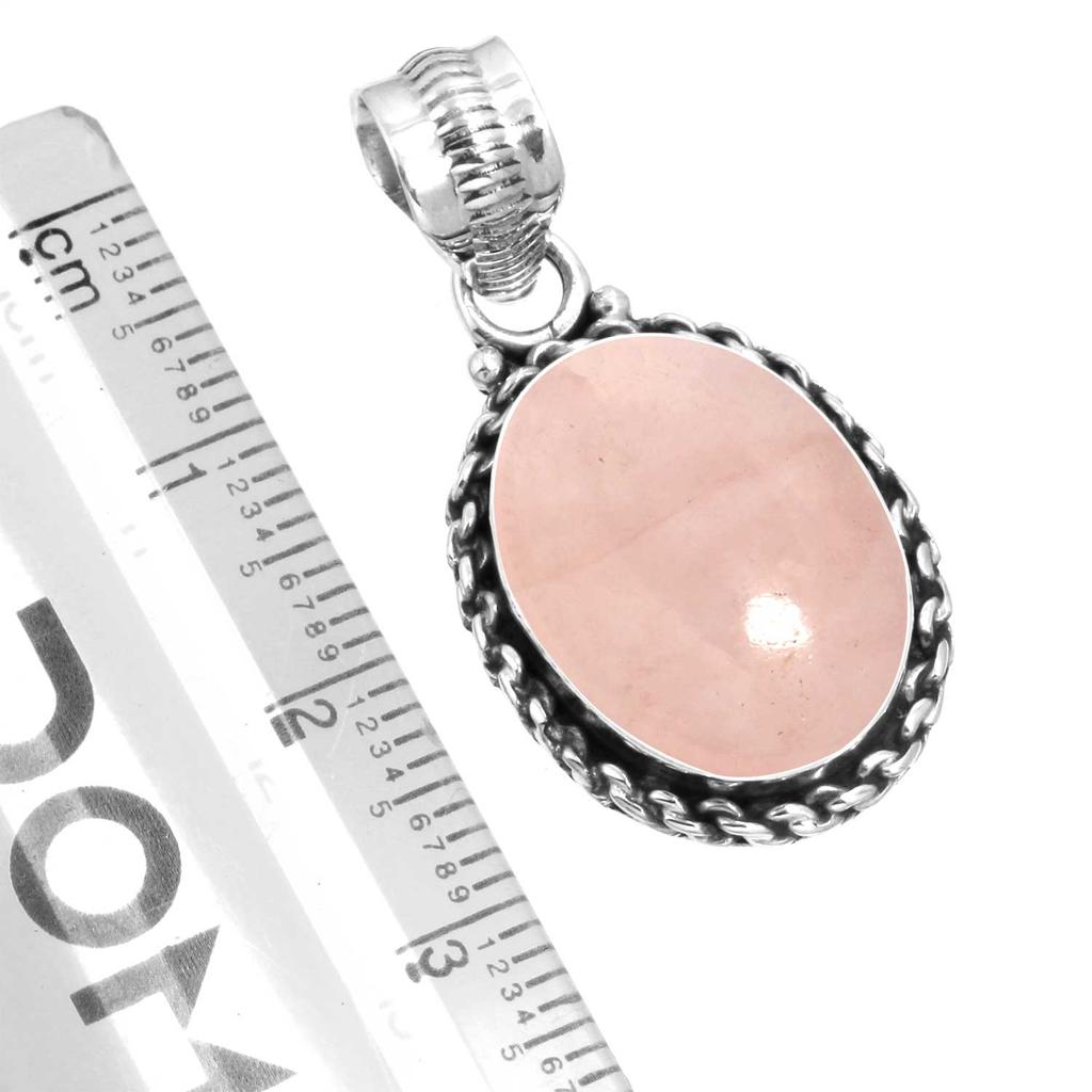925 Sterling Silver Pendant Women Gemstone Handmade Jewelry Friendship Day Gift Malachite Moonstone Rose Quartz Red Stone Smoky Topaz Tiger Eye
