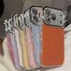 Glitter Big Window iPhone 17 Pro Case with Apple 16 Pro Lens Film for 14 & 15 Pro Models.