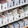 Dreistufig verstellbares Schuhregal: Zweischichtiger Organizer für Studentenwohnheime oder Zuhause