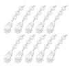 10pcs   bag Acrylic Teardrop Chandelier Pendant Hanging Beads Ceiling Lamp Decoration