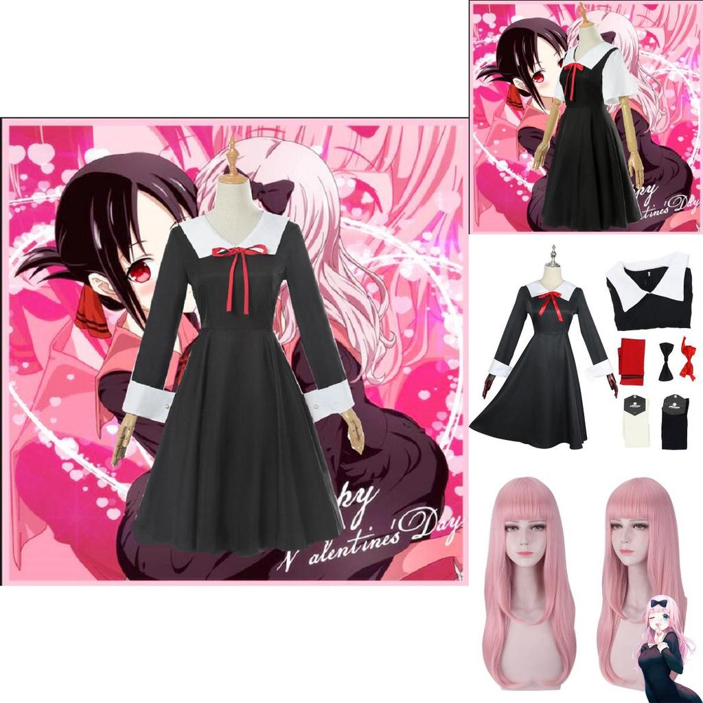 Kaguya Sama Love Is War Fujiwara Chika Shinomiya Kaguya Cosplay Costume With Polyester Fabric For Game And Anime Events