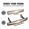 UTV Rückspiegel Mitte 38,5 cm Breit Konvexes Design Spiegel mit 1,75" Klemme für Polaris RZR 800 1000 S 900 XP 1000, Arctic Cat