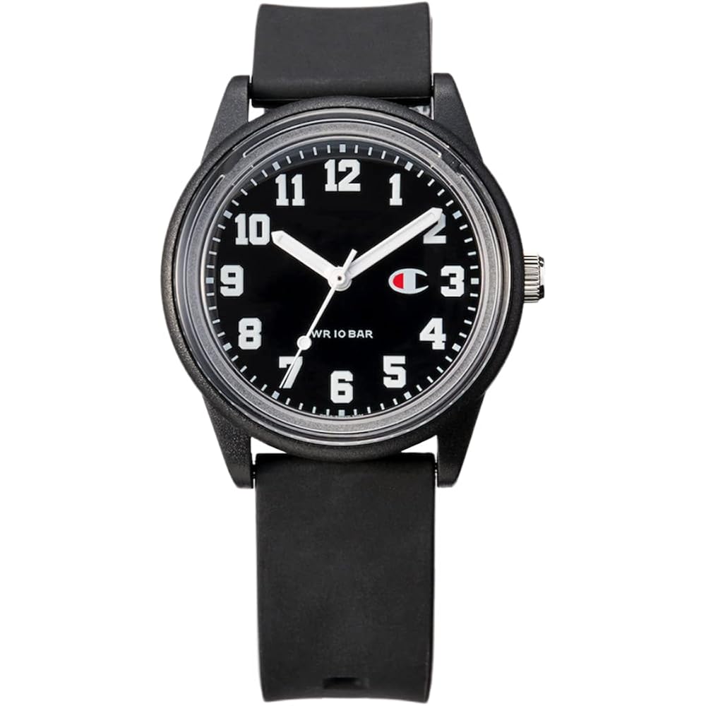 Champion Analog Solar Watch 10 ATM Water Resistant Black