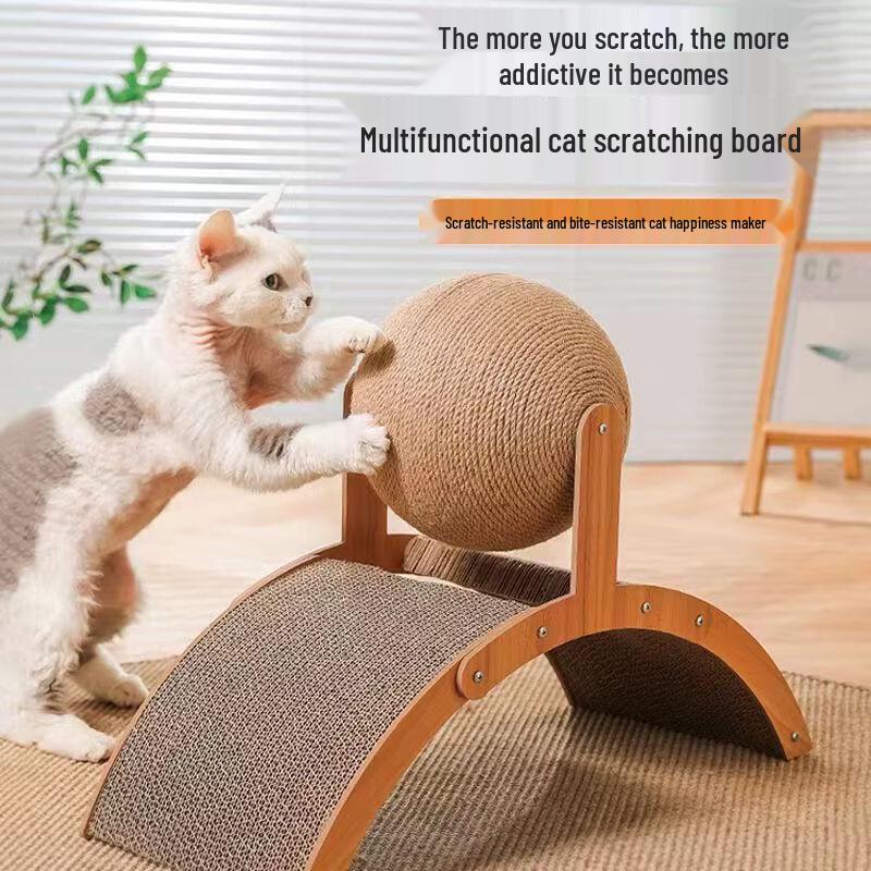 Sanhe Vertical Cat Scratching Ball & Activity Center