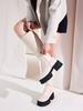 Cesti Fashion Slim High-Top Long Boots (Ivory)