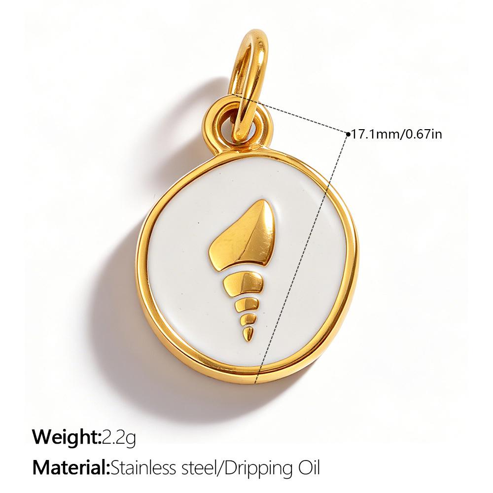 

Yori 1Pc Exquisite Waterproof Castle Rocking Horse Shaped Pendant for Women Charms Golden DIY Accessories StainlessSteel Jewelry