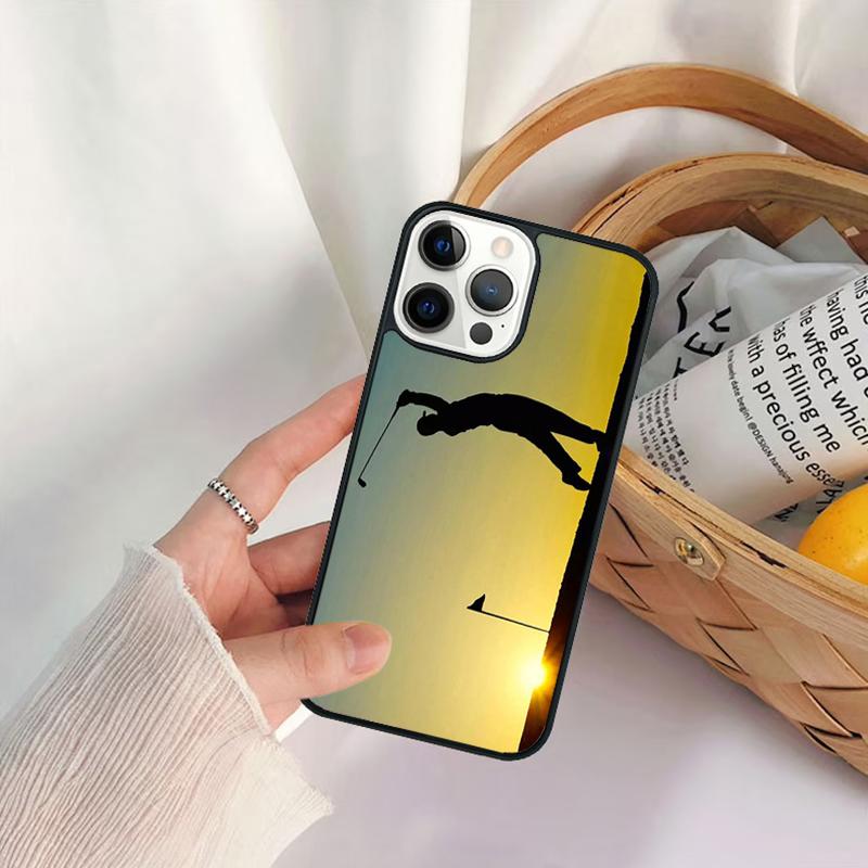 Sport Golf Ball Course Field Phone Case For iPhone 17 Air 16 15 14 11 12 13 Pro  MAX Plus coque Cover Shell