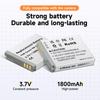 1800mAh NB-6L NB6LH NB-6LH Camera Battery with Dual Slot Charger For Canon PowerShot D30 D10 S120 S90 SX700HS IXUS210 SD35001S