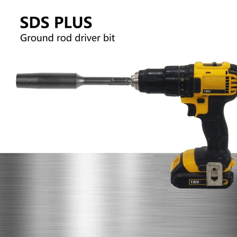 Martello Picchettatore per Aste di Terra SDS Plus per Aste di Terra da 5/8 di Pollice e 3/4 di Pollice Martello Picchettatore per Aste di Terra Acciaio Picchetti di Terra Martelli Trapano