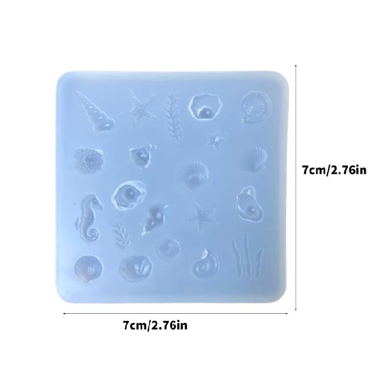 Detailed Sea Creature Silicone Mold For Epoxy Resin Art Handmade Jewelry Pendant Supplies And DIY Gifts