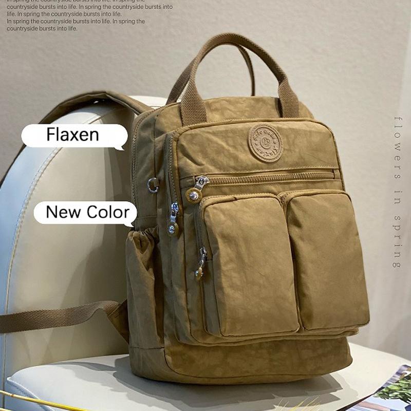 Large Capacity Backpack for Women Multi-pockets Nylon Women's Bag Causal Waterproof School Bags Laptop Backpack Stylish Backpack