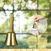 Yoseka Hand Bell, Hand-Mounted Bell, Table Bell, Call Bell, Dinner Bell, Brass, Reception, Restaurant, Festival Supplies, Nursing Care, Call Bell, Per