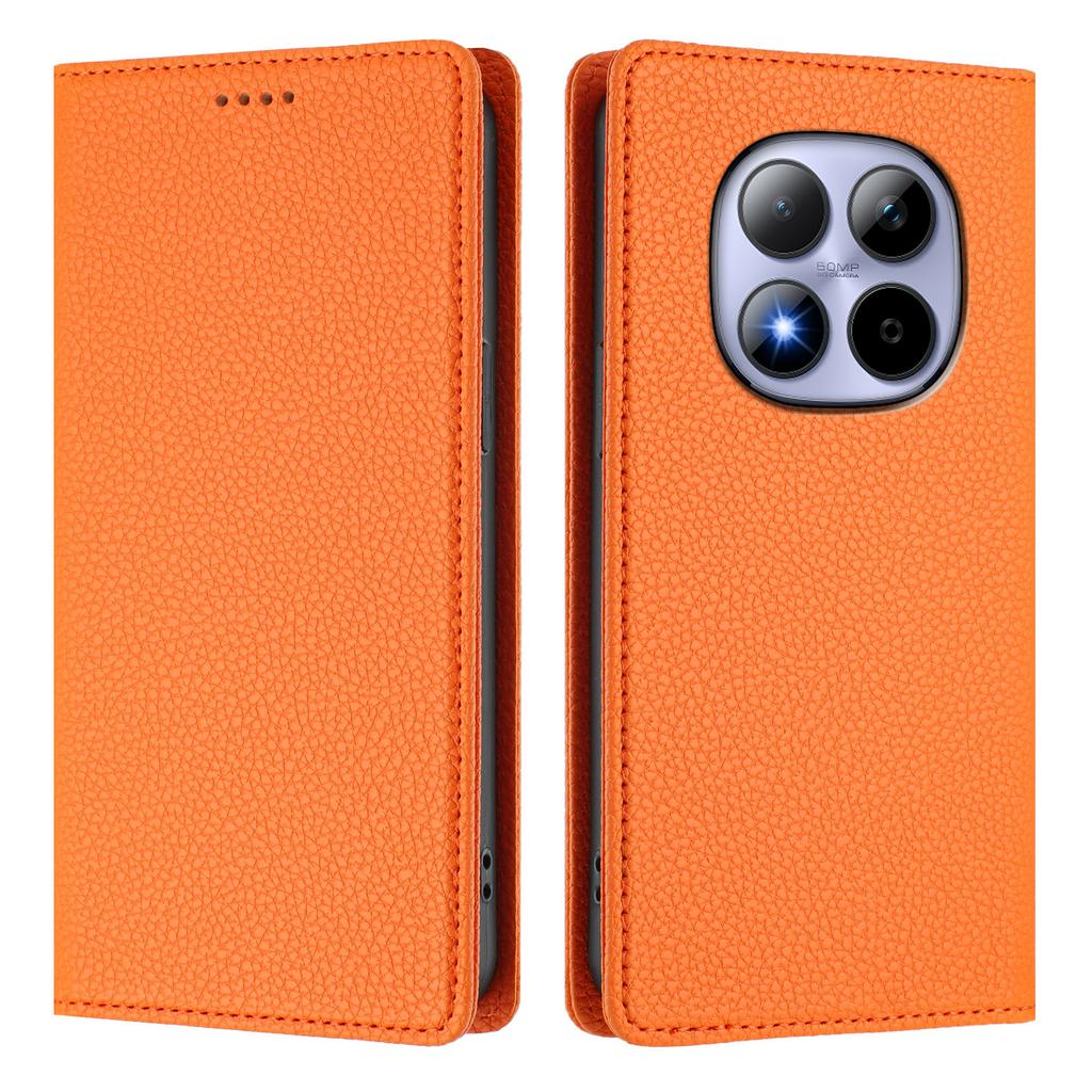 For Xiaomi Redmi Note 15 Pro 5G Wallet Case RFID Blocking Litchi Texture Leather Mobile Cover