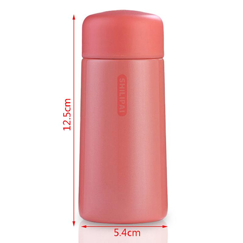 Mini Tasche Thermos Wasser Flasche Vakuum Glaskolben Doppel Wand Kaffee Reise Tasse