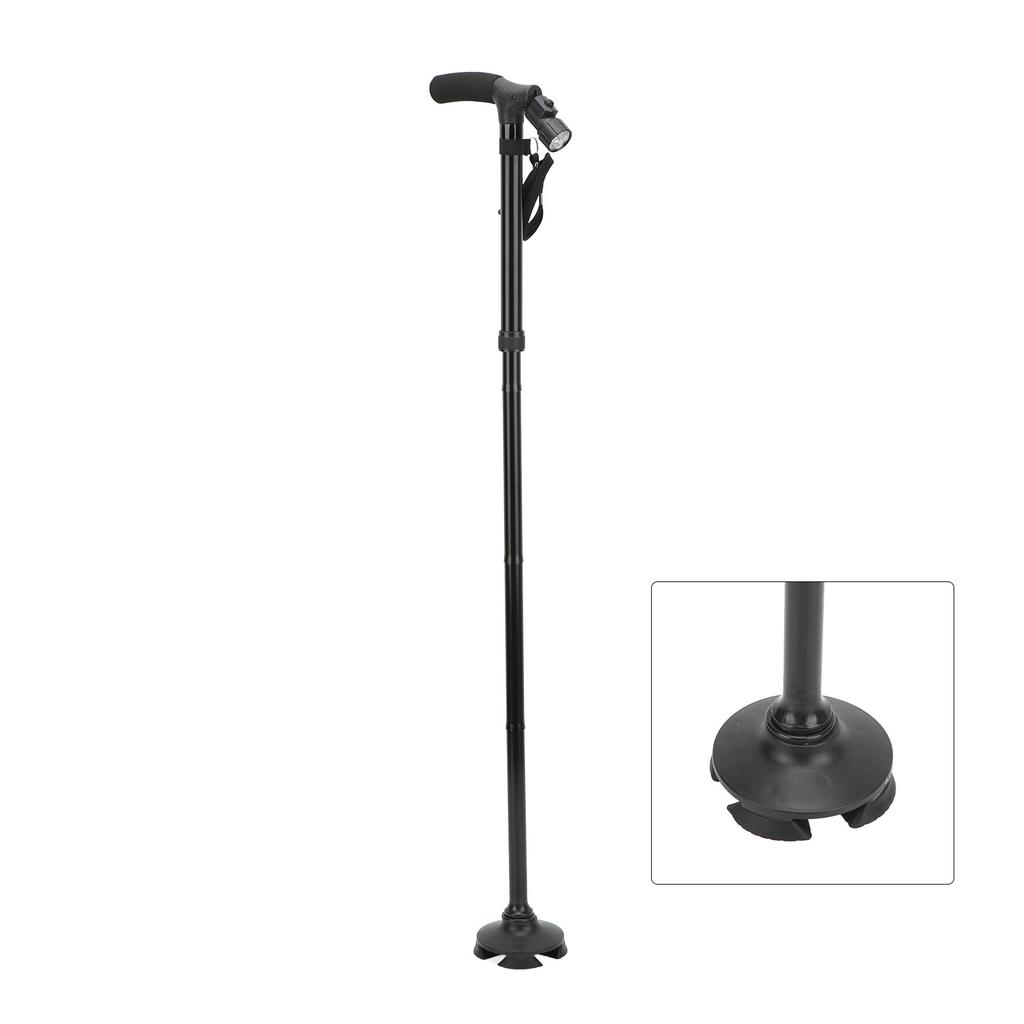 Folding Waking Cane Hand Walking Stick Foldable Walking Cane with Led Light for Elderly Men Women