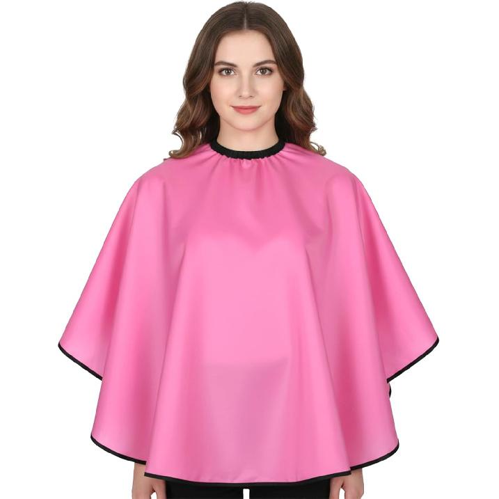 Short Makeup Cape Barber Bib Dye Cape Mini Haircut Capes for Women Men Professional Shampoo Capes for Artist Beauty Salon Artist Styling Hairdresser