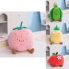 Fruit Plush Pillow With Soft Short Plush Fill For Kids And Teens