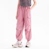 KIYA Girls' Summer Casual Parachute Pants