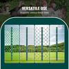 VEVOR 3 Feet Fence Post, 10 Pack U-Channel Heavy Duty Metal Fence Posts, Sturdy Steel Fence Stakes for Garden Yard, Lawn