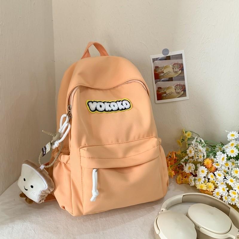 Stylish Korean Campus Backpack With Large Capacity And Waterproof Design For Students