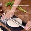 Stainless Steel Rolling Pin, Household Non-stick Rolling Dumpling Tool, Noodle Stick Baking Rolling Pin