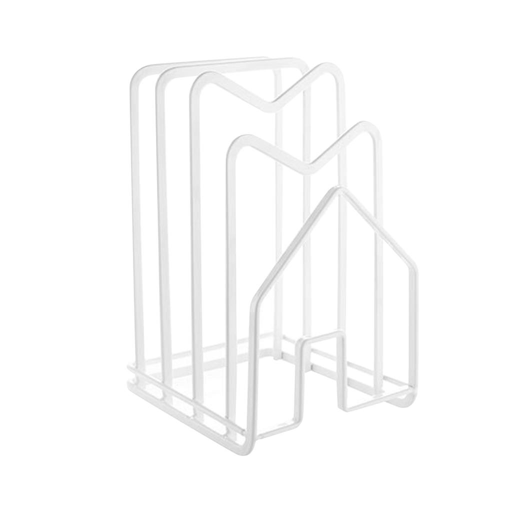 Cutting Board Storage Rack Versatile Chopping Board Pot Pan Lid Stand Holder for Kitchen Cabinet Countertop