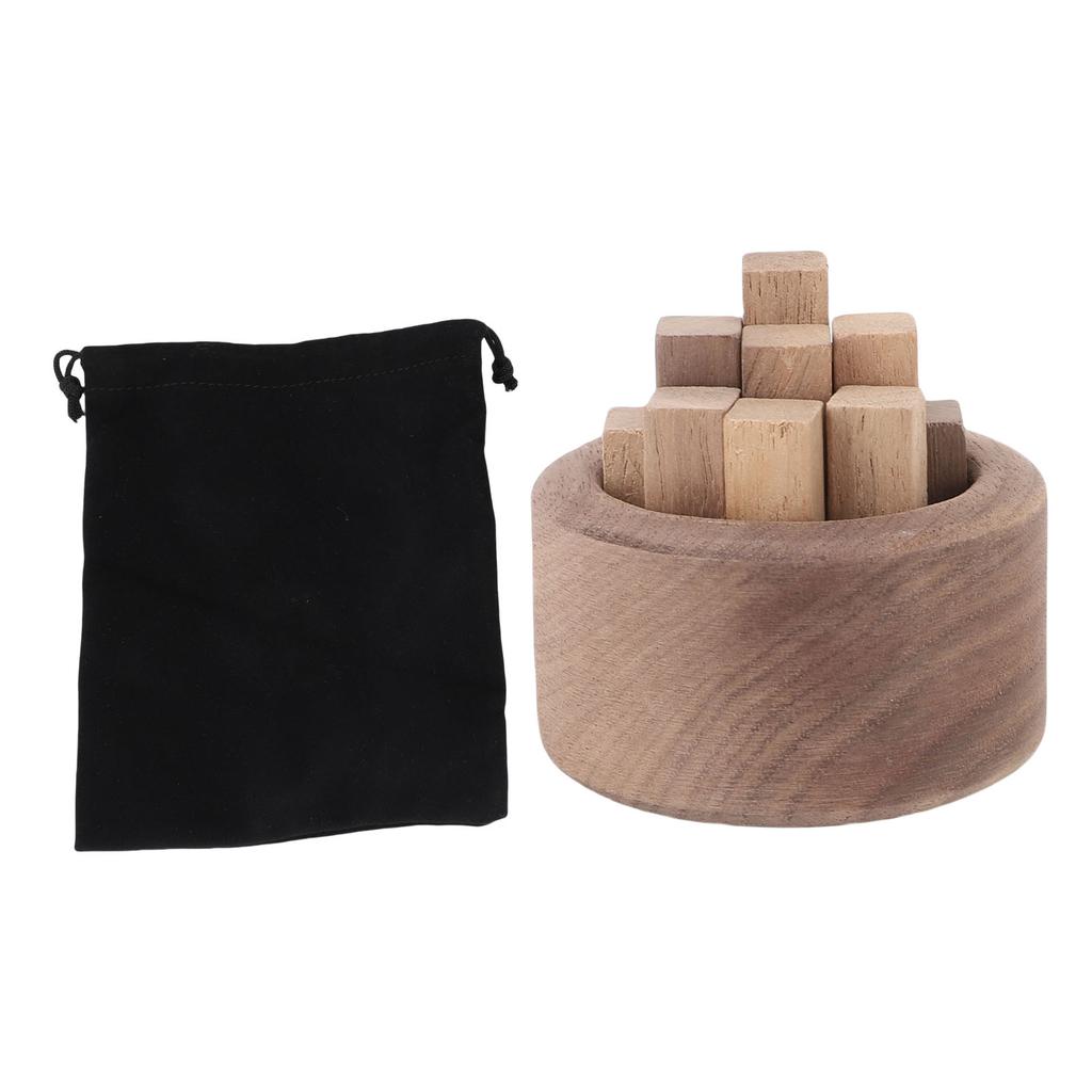 Holz Ätherischer Öl Diffusor Dekorative Holzstapelform Duftdiffusor für Auto Zimmer Büro