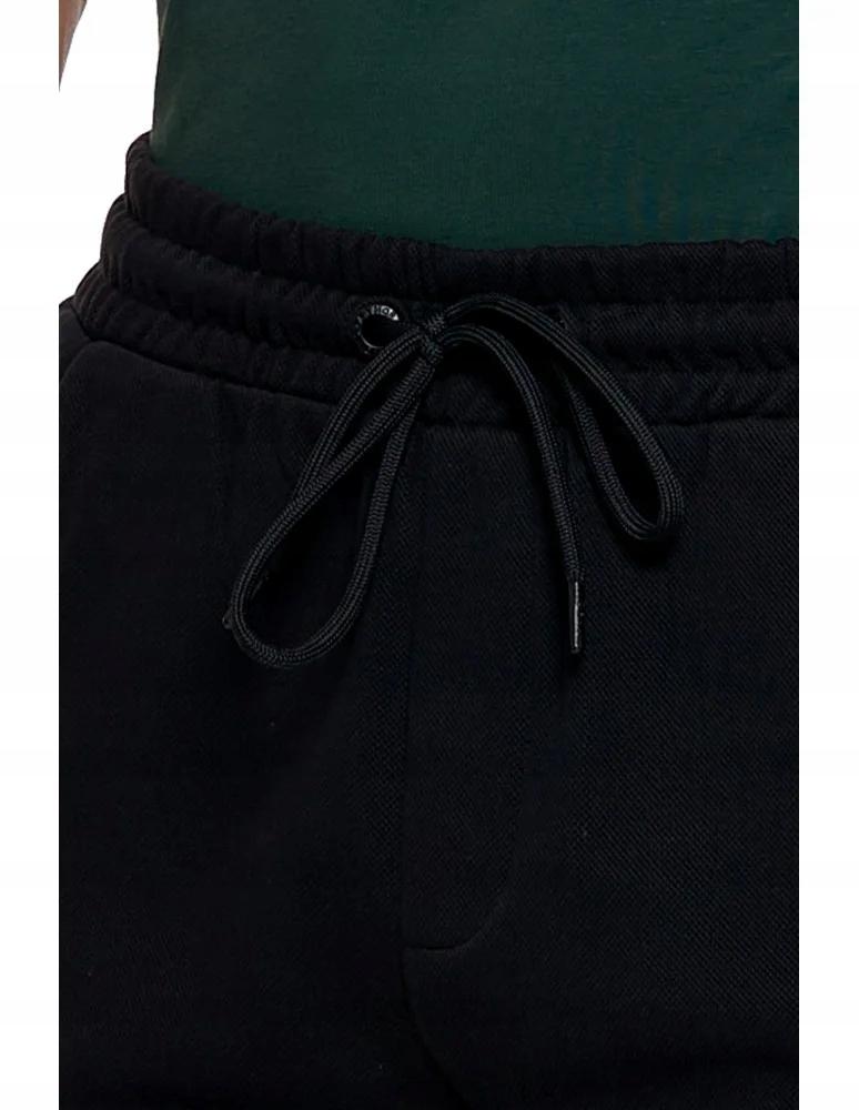 Men's Shorts with Zipper Pockets and Elastic Waist Summer MORAJ XL BLACK