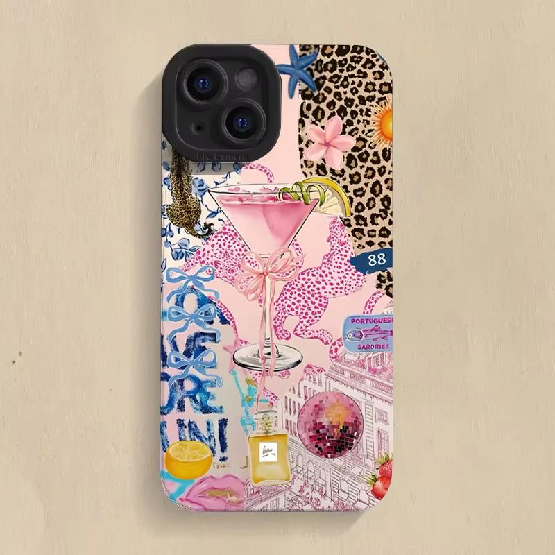 Cheetah Print Animal Vintage Leopard Star Pattern Phone Case For iPhone 17 Air 16 e 15 14 13 12 11 Pro Max Plus Mini SE Cover
