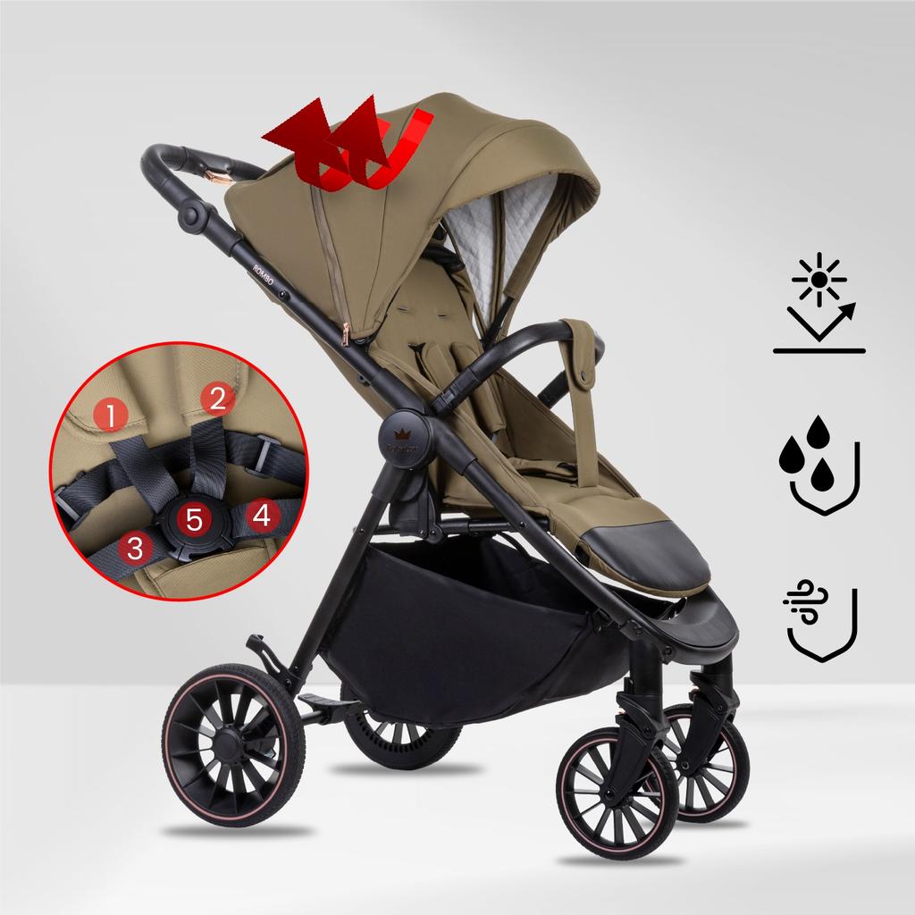 Babylux Rombo Stroller Lightweight Stroller Cover Shock Absorbing Bag