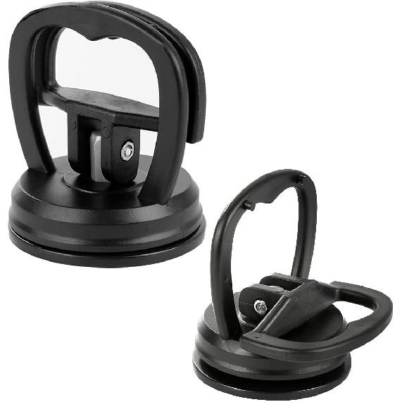 Желтый присоска для удаления вмятин, ручка-подъемник 5 дюймов / инструмент для удаления вмятин / мощная присоска для подъема стекла с маленькой присоской чёрный