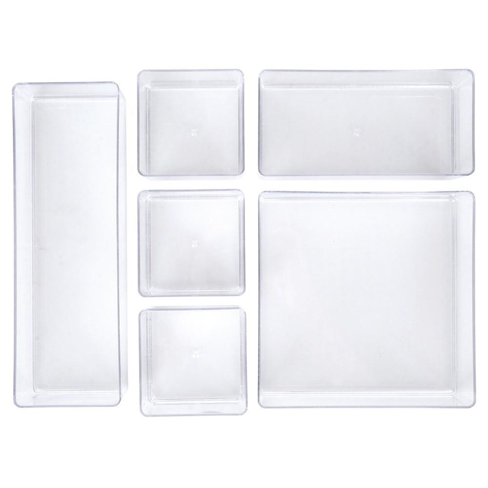 Acrylic makeup organizer