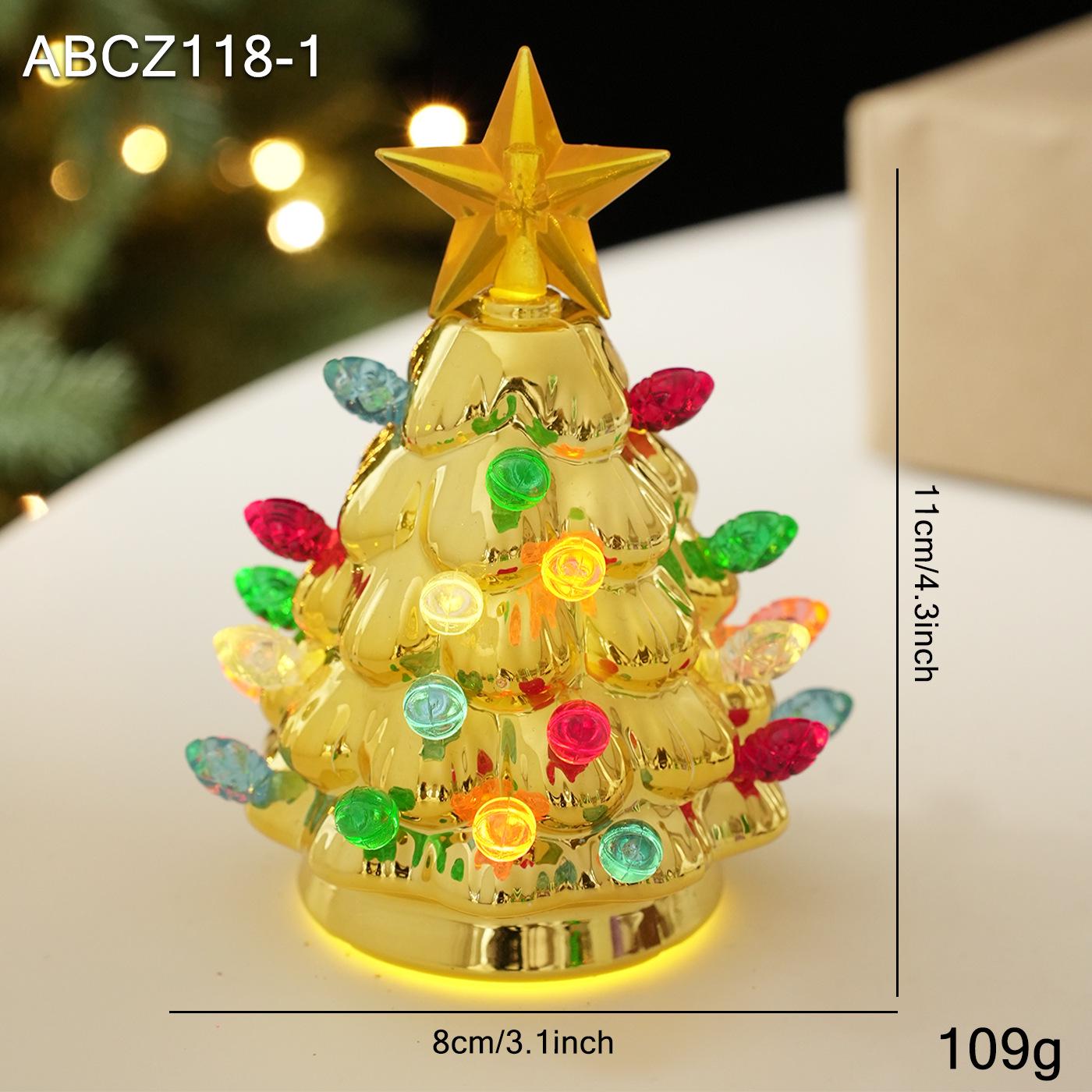 Cross-Border Luminous Christmas Tree Table Lamp - Desktop Ornament for Festive Decor and Night Light