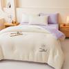 Premium Xinjiang Cotton Quilt: Thickened, All-Season Warmth for Double Bed.
