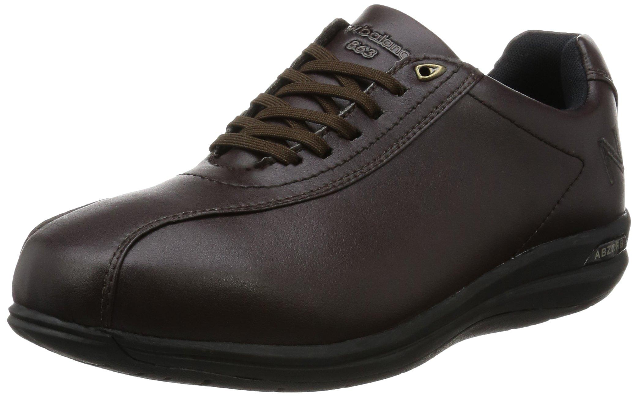 

Кроссовки MW863 Водонепроницаемая молния Широкая Текущая модель BR2 см 2E [New Balance] Мужская (коричневый) 26,0