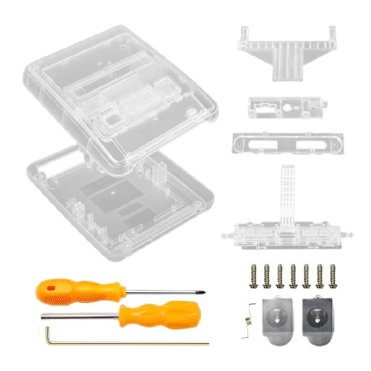 Transparent Housing Gaming Accessories Shockproof Shell Retro Game Console Clear Box Replacement Case Shell