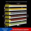 Wall-Mounted Acrylic Cigarette Display with Automatic Pusher