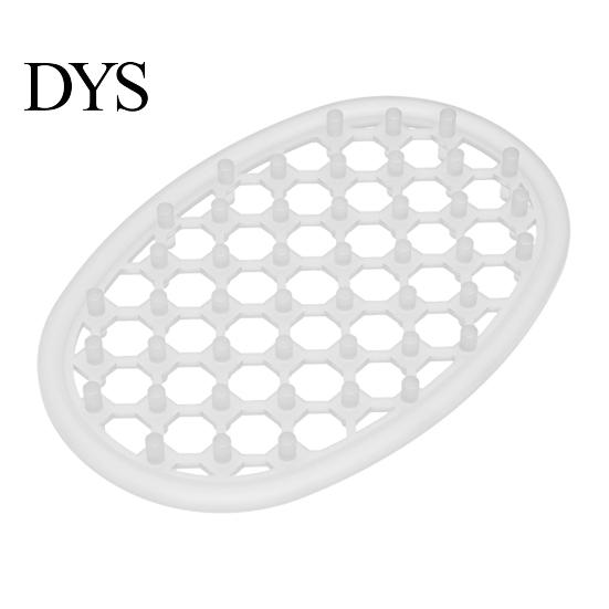 Drainage Soap Holder Silicone Dish, Non-Slip Efficient Holes Tray, Decorative Jewelry Tray Waterproof Quick Drying Saver for Bathroom Kitchen
