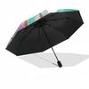 1pc Unicorn Fantasy Garden Umbrella with Plastic Handle,Suitable for All Seasons Home Travel Outdoor UmbrellaDD1417