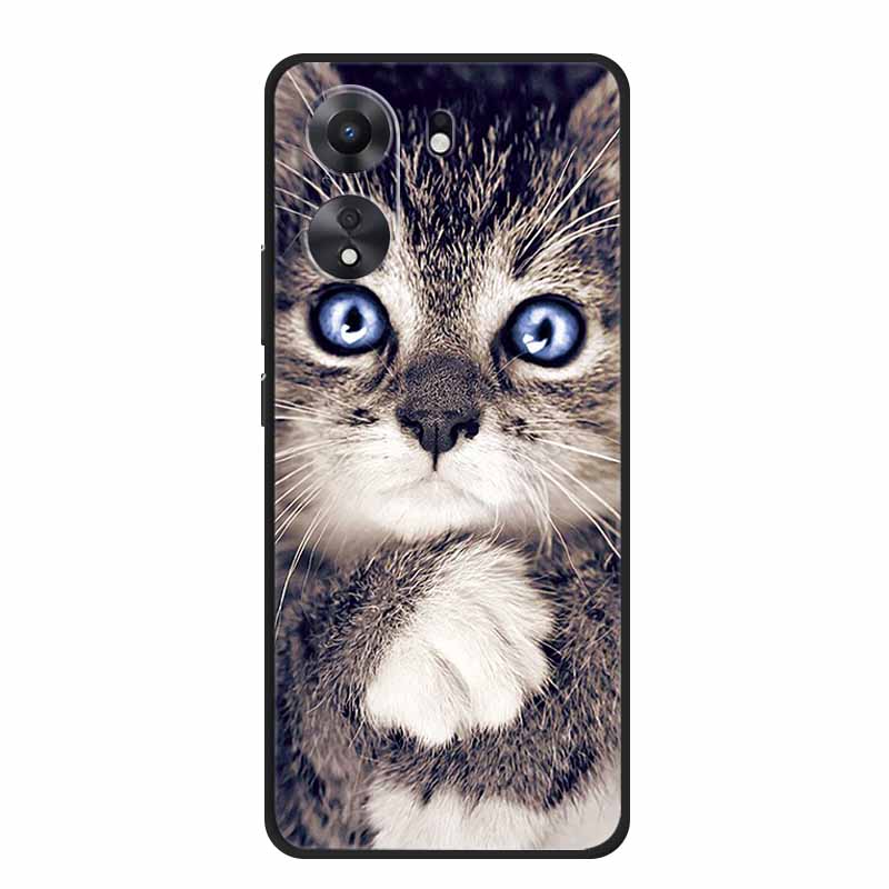 For Xiaomi Poco C65 Case Animals Soft Silicone TPU Phone Cases Back Cover For Xiaomi PocoC65 6.74" Wolf Protector Cute Girl Para