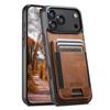 Universal Leather Phone Case with Card Holder & Stand - Compatible with Apple 17ProMax, Google 10ProXL, Samsung Models
