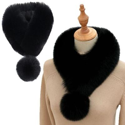 Luxuriöser Samt-Textur Winter-Schal Einfarbig Weicher Halsschal Verdickter Nackenwärmer Schal Kaltwetter-Accessoires