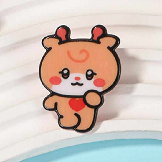 Gidle Minnie Cartoon Animal Acrylic Brooch - Celebrity Style