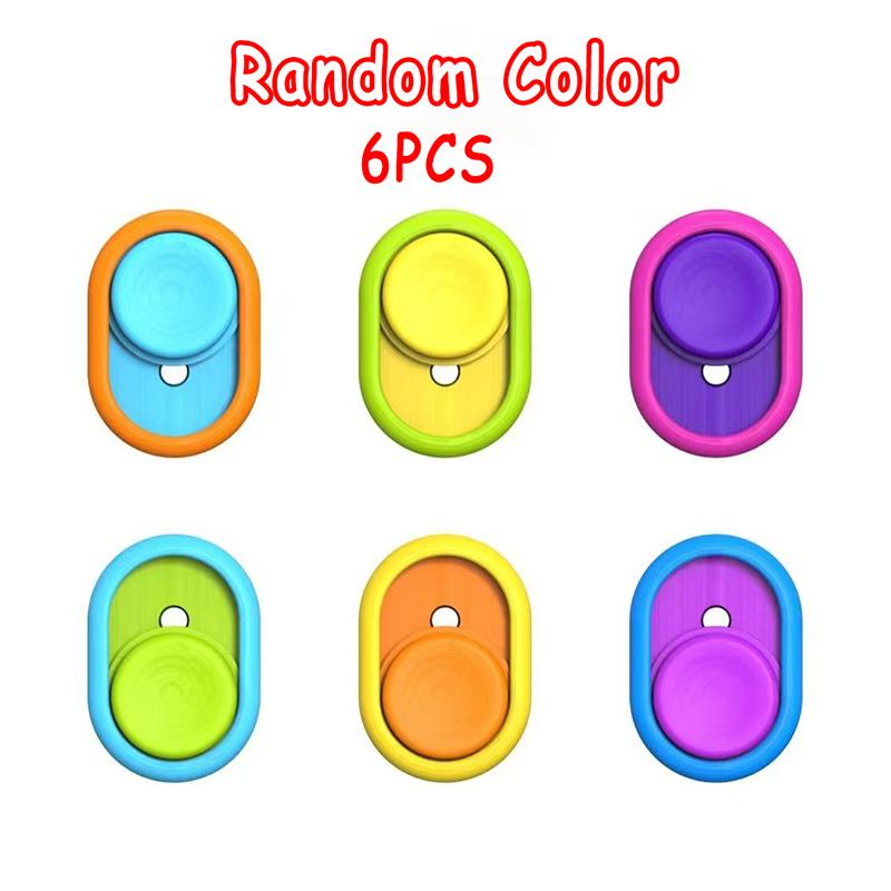 

Магнитные слайдеры для пальцев, напечатанные на 3D-принтере, игрушки-фиджеты, тактильный слайдер, вращающаяся сенсорная игра, снятие стресса у взрослых, тревожности, нажимные пальцем, креативные игрушки