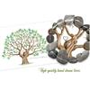 Fingerprint Tree Canvas Alternative Canvas Wedding Guest Book Fingerprint Tree Waterproof Creative DIY Sign-In Book for Party