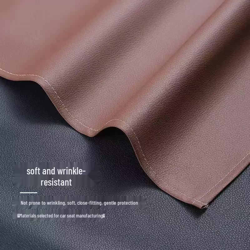 Men's Waterproof Oil-Proof Leather Apron: Dirt-Resistant, Thickened for Industrial & Kitchen Use