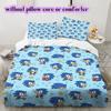 Hedgehog Sonic Deluxe Anime Duvet Cover Set,3 Piece Printed Cartoon Decor,Cool Bedroom Comforter Cover for Modern Home_LIAN
